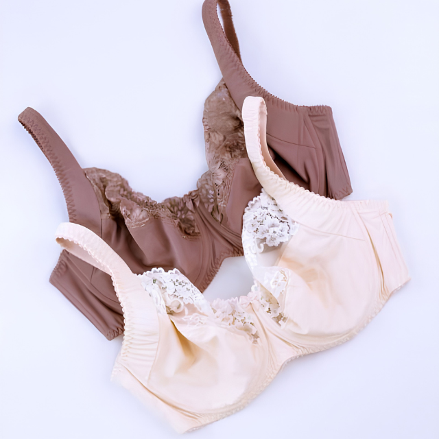 Agbeke Nude & Brown Bra